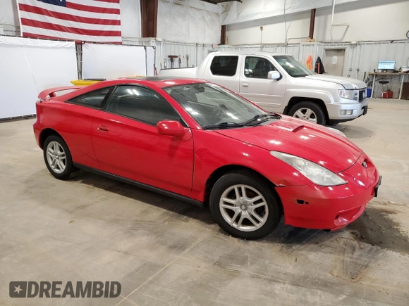 2000 Toyota Celica GT with VIN JTDDR32T3Y0025745, listed as a Copart auction lot 56181185 with 125,112 mi miles and Clean Title. Bid and sale history available at DreamBid. Image 4.