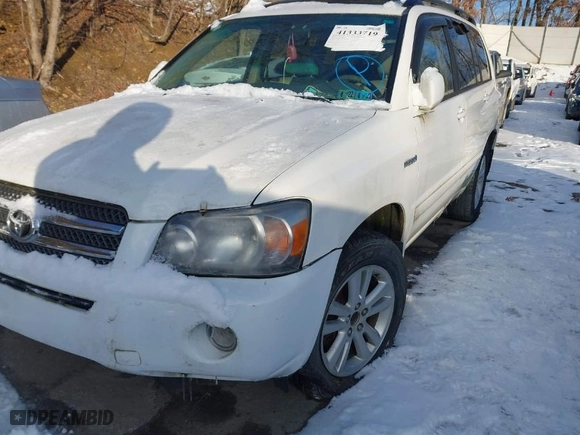 2006 Toyota Highlander Hybrid with VIN JTEEW21A760018510, listed as a IAAI auction lot 41333719 with 196,350 mi miles. Bid and sale history available at carsss.com. Image 14.