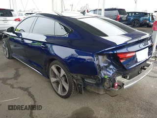 2021 Audi A5 Sportback S line Premium Plus with VIN WAUFACF52MA062945, listed as a IAAI auction lot 41808108 with 68,737 mi miles. Bid and sale history available at carsss.com. Image 3.