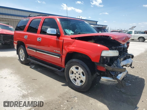 2002 Chevrolet Tahoe LS with VIN 1GNEK13Z52R156962, listed as a Copart auction lot 58169335 with 162,916 mi miles and Salvage title. Bid and sale history available at DreamBid. Image 4.