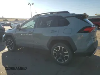 2019 Toyota RAV4 Adventure with VIN 2T3J1RFV3KC008618, listed as a Copart auction lot 74594424 with 41,722 mi miles and Salvage title. Bid and sale history available at DreamBid. Image 2.