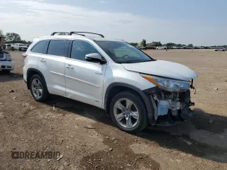2016 Toyota Highlander Limited with VIN 5TDDCRFH1GS015446, listed as a Copart auction lot 60325195 with 273,836 mi miles and Salvage title. Bid and sale history available at DreamBid. Image 4.
