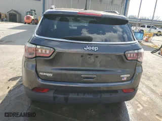2019 Jeep Compass Latitude w/Sun/Wheel Pkg with VIN 3C4NJCBB6KT699854, listed as a Copart auction lot 48967185 with 17,666 mi miles and Salvage Title. Bid and sale history available at carsss.com. Image 6.
