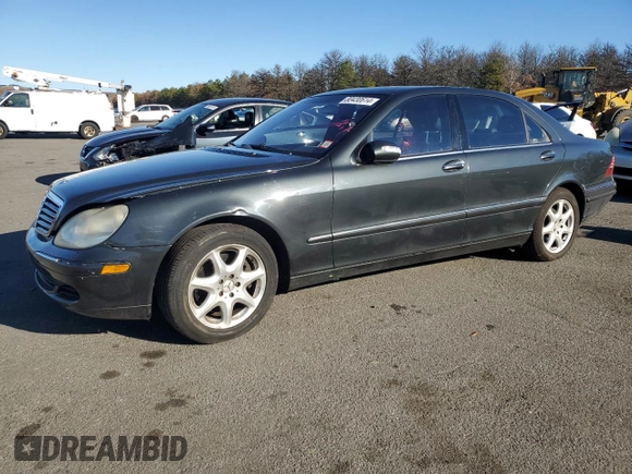 2004 Mercedes-Benz S-Class 5.0L with VIN WDBNG84J04A407348, listed as a Copart auction lot 80430614 with 160,172 mi miles and Salvage Title. Bid and sale history available at carsss.com. Image 1.