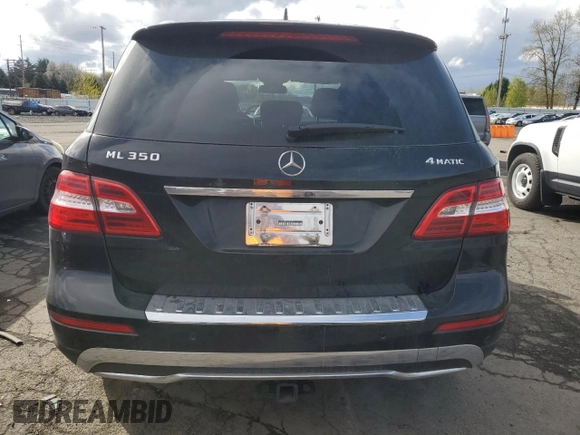 2015 Mercedes-Benz M ML 350 with VIN 4JGDA5HB3FA487968, listed as a Copart auction lot 51332315 with 121,169 mi miles and Salvage Title. Bid and sale history available at carsss.com. Image 6.