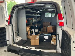 2022 Chevrolet Express Cargo Van with VIN 1GCWGAFP3N1259311, listed as a IAAI auction lot 42150516 with 42,991 mi miles. Bid and sale history available at carsss.com. Image 1.