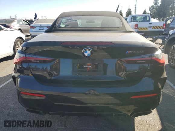 2023 BMW 4 Series M440i with VIN WBA53AT09PCL68116, listed as a Copart auction lot 75622303 with 3,449 mi miles and . Bid and sale history available at DreamBid. Image 6.