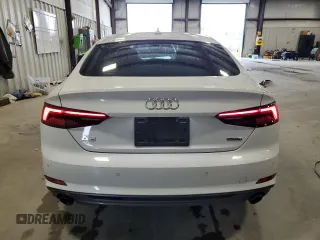 2019 Audi A5 Sportback Premium Plus with VIN WAUENCF50KA085959, listed as a Copart auction lot 49964385 with 84,310 mi miles and Salvage Title. Bid and sale history available at carsss.com. Image 6.