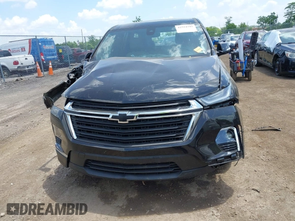 2023 Chevrolet Traverse LS with VIN 1GNERFKWXPJ265049, listed as a IAAI auction lot 42554797 with 23,385 mi miles and . Bid and sale history available at DreamBid. Image 12.