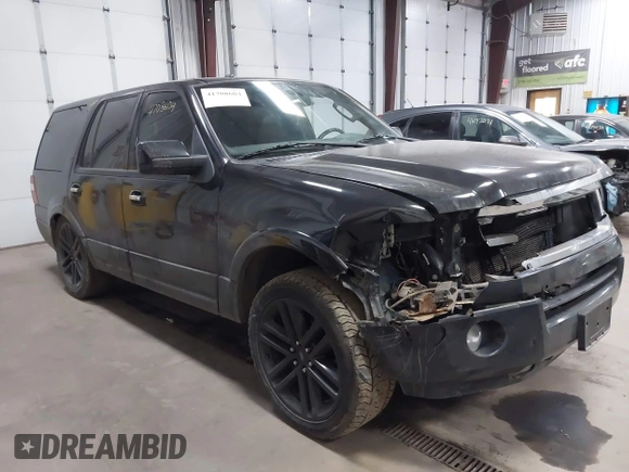 2012 Ford Expedition Limited z VIN 1FMJU2A57CEF42259, wystawiony jako IAAI lot #41708604 z przebiegiem 124 211 mil mil oraz . Historia ofert i sprzedaży dostępna na DreamBid. Obrazek 1.
