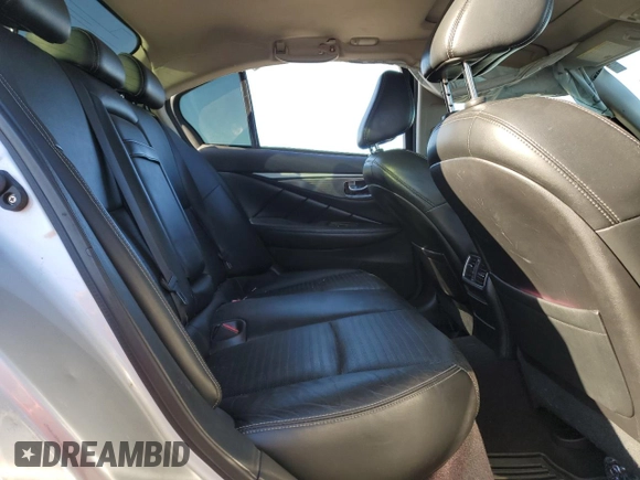 2014 Infiniti Q50 Sport with VIN JN1BV7AP0EM689376, listed as a Copart auction lot 42534115 with 112,187 mi miles and Salvage Title. Bid and sale history available at DreamBid. Image 10.