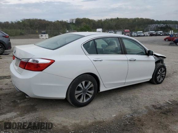 2013 Honda Accord LX z VIN 1HGCR2F31DA053498, wystawiony jako Copart lot #54862855 z przebiegiem 244 365 mil mil oraz Szkoda całkowita • Salvage title. Historia ofert i sprzedaży dostępna na DreamBid. Obrazek 3.
