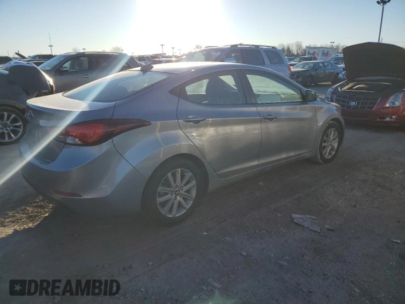 2016 Hyundai Elantra SE with VIN 5NPDH4AE1GH653350, listed as a Copart auction lot 53257675 with 317,198 mi miles and Non repairable. Bid and sale history available at DreamBid. Image 3.