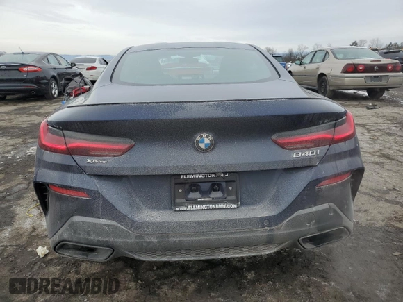 2023 BMW 8 Series 840i with VIN WBAAE4C06PCM57720, listed as a Copart auction lot 80392103 with 19,432 mi miles. Bid and sale history available at carsss.com. Image 6.