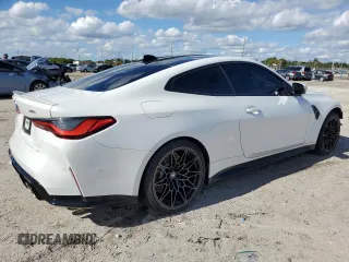 2021 BMW M4 with VIN WBS53AZ07MCF87691, listed as a Copart auction lot 84973784 with 27,532 mi miles and Non Repairable. Bid and sale history available at carsss.com. Image 3.