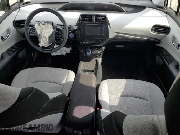 2019 Toyota Prius LE z VIN JTDL9RFUXK3004950, wystawiony jako Copart lot #54509295 z przebiegiem 60 945 mil mil oraz Szkoda całkowita • Salvage title. Historia ofert i sprzedaży dostępna na DreamBid. Obrazek 8.
