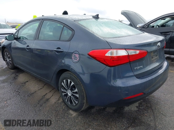 2016 Kia Forte LX with VIN KNAFK4A66G5564020, listed as a IAAI auction lot 41816809 with 106,150 mi miles. Bid and sale history available at carsss.com. Image 3.