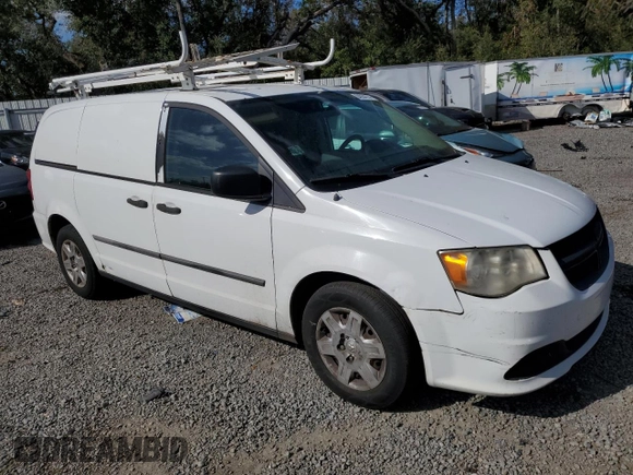 2013 Ram Cargo Van Tradesman with VIN 2C4JRGAGXDR812805, listed as a Copart auction lot 84934214 with 184,209 mi miles and Salvage Title. Bid and sale history available at carsss.com. Image 4.