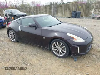 2013 Nissan 370Z with VIN JN1AZ4EH5DM881845, listed as a IAAI auction lot 41962079 with 64,420 mi miles. Bid and sale history available at carsss.com. Image 1.