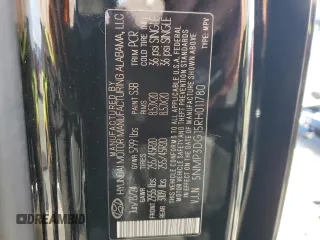 2024 Hyundai Santa Fe Hybrid Limited with VIN 5NMP3DG15RH011780, listed as a Copart auction lot 80757444 with 1,578 mi miles and Salvage Title. Bid and sale history available at carsss.com. Image 15.