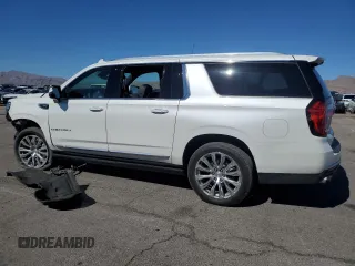 2023 GMC Yukon XL Denali with VIN 1GKS2JKL0PR195429, listed as a Copart auction lot 46132795 with 41,301 mi miles and Salvage Title. Bid and sale history available at carsss.com. Image 2.