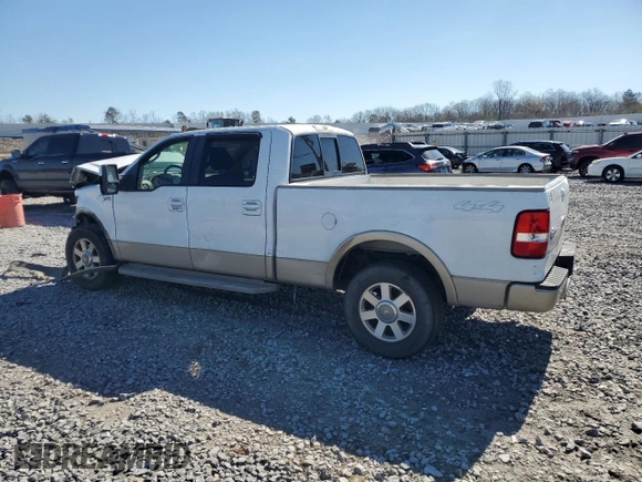 2008 Ford F-150 XLT with VIN 1FTPW14V58KB37444, listed as a Copart auction lot 50063545 with 165,536 mi miles and Salvage Title. Bid and sale history available at carsss.com. Image 2.
