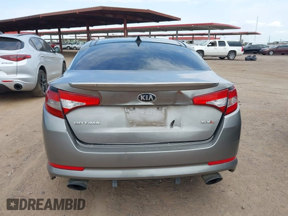 2013 Kia Optima SX with VIN 5XXGR4A6XDG151799, listed as a IAAI auction lot 42764035 with 189,983 mi miles and . Bid and sale history available at DreamBid. Image 6.