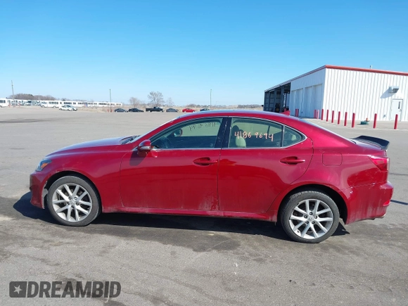 2013 Lexus IS 250 with VIN JTHCF5C23D5063834, listed as a IAAI auction lot 41869694 with 74,660 mi miles and . Bid and sale history available at DreamBid. Image 14.