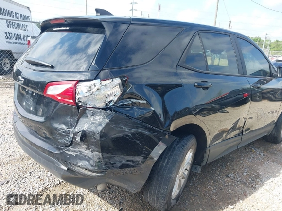 2020 Chevrolet Equinox LS with VIN 2GNAXHEV2L6266335, listed as a IAAI auction lot 41884385 with 85,441 mi miles. Bid and sale history available at carsss.com. Image 6.