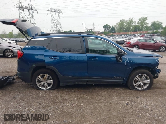 2020 GMC Terrain SLE with VIN 3GKALTEV9LL184285, listed as a IAAI auction lot 42292367 with 61,912 mi miles and . Bid and sale history available at DreamBid. Image 14.