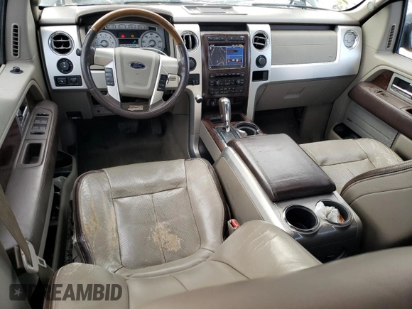 2010 Ford F-150 XL with VIN 1FTFW1EV8AFD18983, listed as a Copart auction lot 47315985 with 212,799 mi miles and Salvage Title. Bid and sale history available at carsss.com. Image 8.