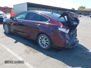 2017 Ford Fusion SE with VIN 3FA6P0HDXHR177878, listed as a IAAI auction lot 42610959 with 97,242 mi miles and . Bid and sale history available at DreamBid. Image 3.