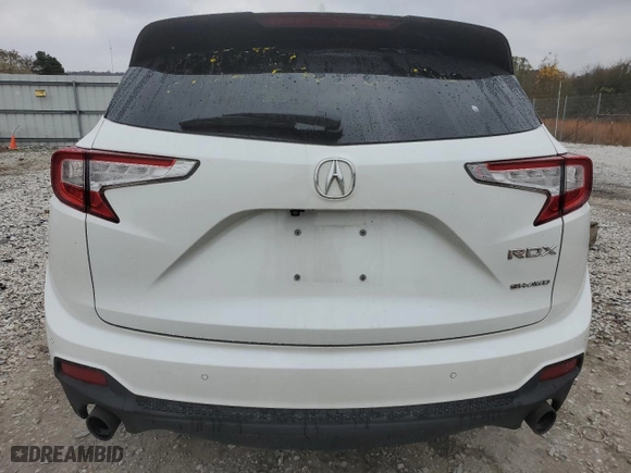 2020 Acura RDX w/Advance Pkg with VIN 5J8TC2H7XLL022755, listed as a Copart auction lot 81921734 with 112,489 mi miles and Salvage Title. Bid and sale history available at carsss.com. Image 6.