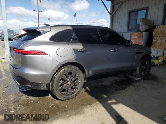 2021 Jaguar F-Pace S with VIN SADCJ2EU5MA664381, listed as a Copart auction lot 45389385 with 67,784 mi miles and Salvage title. Bid and sale history available at DreamBid. Image 3.