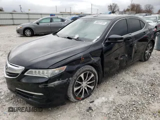 2015 Acura TLX z VIN 19UUB1F33FA012361, wystawiony jako Copart lot #45464755 z przebiegiem 117 778 mil mil oraz Szkoda całkowita • Salvage title. Historia ofert i sprzedaży dostępna na DreamBid. Obrazek 1.