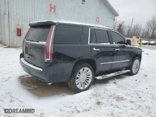 2017 Cadillac Escalade Platinum with VIN 1GYS4DKJ9HR207272, listed as a Copart auction lot 44024135 with 92,820 mi miles and Clean Title. Bid and sale history available at carsss.com. Image 3.