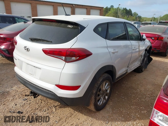 2017 Hyundai Tucson SE with VIN KM8J23A42HU508083, listed as a IAAI auction lot 41924093 with 94,366 mi miles and . Bid and sale history available at DreamBid. Image 4.