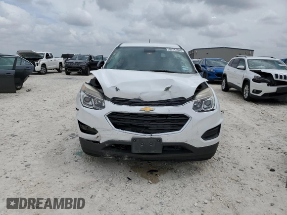 2017 Chevrolet Equinox LS with VIN 2GNALBEK5H1507484, listed as a Copart auction lot 50244405 with 117,068 mi miles and Salvage Title. Bid and sale history available at DreamBid. Image 5.