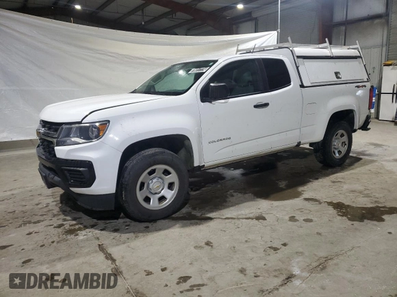 2021 Chevrolet Colorado 4WD Work Truck with VIN 1GCHTBEN6M1125613, listed as a Copart auction lot 76017774 with 102,504 mi miles and Clean Title. Bid and sale history available at carsss.com. Image 1.