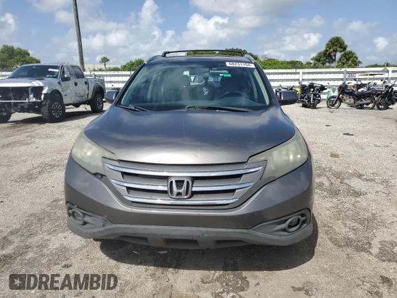 2014 Honda CR-V EX-L with VIN 2HKRM4H70EH619079, listed as a Copart auction lot 49488045 with 182,896 mi miles and Non Repairable. Bid and sale history available at carsss.com. Image 5.