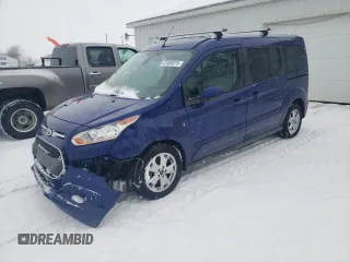 2014 Ford Transit Connect Titanium z VIN NM0GE9G73E1141019, wystawiony jako Copart lot #41589375 z przebiegiem 33 822 mil mil oraz Szkody całkowita. Historia ofert i sprzedaży dostępna na DreamBid. Obrazek 1.