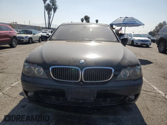 2007 BMW 7 Series 750i с VIN WBAHL83547DT07767, выставлен на аукционе Copart как лот 56233895 с пробегом 141 455 миль миль и Списание • Salvage title. История ставок и продаж доступна на DreamBid. Изображение 5.