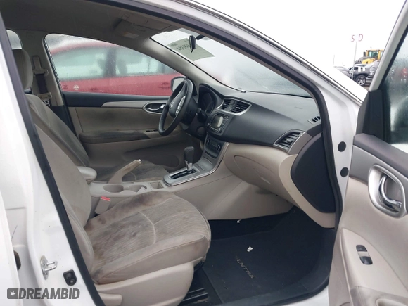2015 Nissan Sentra S with VIN 3N1AB7AP8FY287754, listed as a IAAI auction lot 41489384 with 146,145 mi miles. Bid and sale history available at carsss.com. Image 5.
