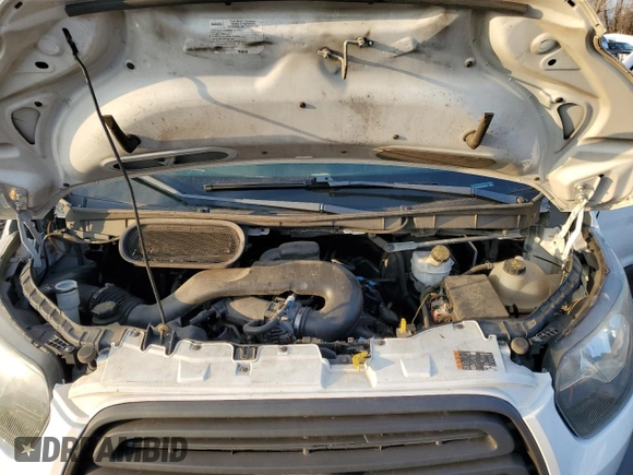 2016 Ford Transit Cargo with VIN 1FTYE1ZM4GKA63584, listed as a Copart auction lot 42264265 with 107,035 mi miles and Salvage Title. Bid and sale history available at carsss.com. Image 11.