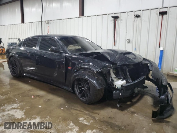 2021 Dodge Charger Scat Pack Widebody with VIN 2C3CDXGJ5MH619269, listed as a Copart auction lot 47597245 with 32,788 mi miles and Salvage Title. Bid and sale history available at carsss.com. Image 4.