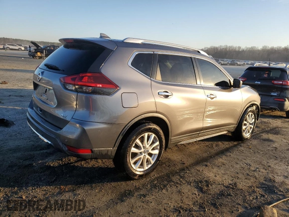 2019 Nissan Rogue SV with VIN KNMAT2MT2KP507083, listed as a Copart auction lot 43407335 with 66,773 mi miles and Salvage Title. Bid and sale history available at DreamBid. Image 3.