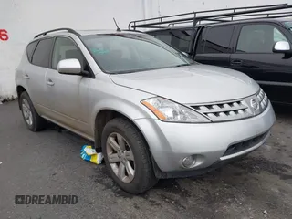 2007 Nissan Murano S with VIN JN8AZ08W47W624088, listed as a IAAI auction lot 41620251 with 182,953 mi miles. Bid and sale history available at carsss.com. Image 1.