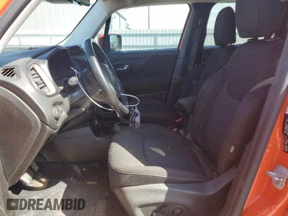 2015 Jeep Renegade Latitude with VIN ZACCJABT1FPB42710, listed as a Copart auction lot 49831015 with 196,048 mi miles and Salvage Title. Bid and sale history available at carsss.com. Image 7.