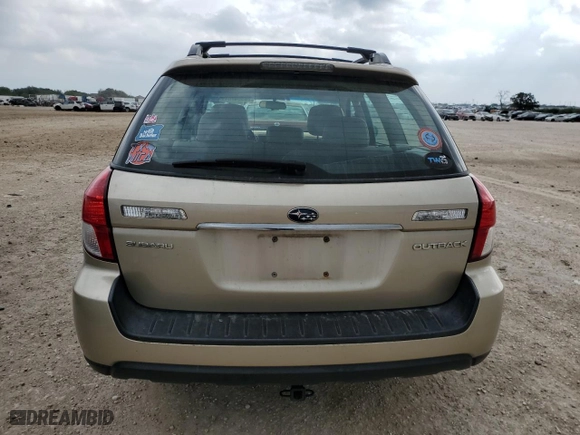 2008 Subaru Outback (Natl) Ltd with VIN 4S4BP62C387360313, listed as a Copart auction lot 78554704 with 77,134 mi miles and Salvage Title. Bid and sale history available at carsss.com. Image 6.
