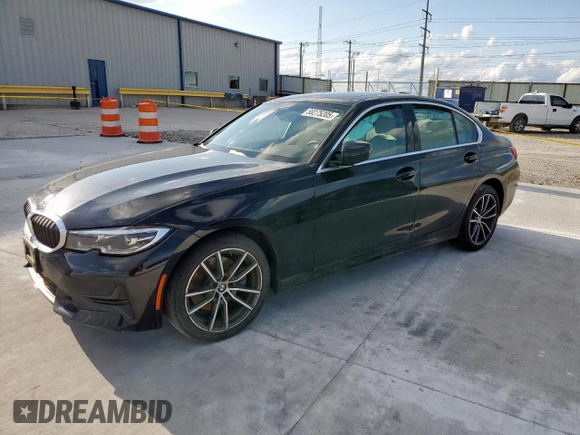 2020 BMW 3 Series 330i with VIN 3MW5R1J04L8B37143, listed as a Copart auction lot 58275205 with 29,938 mi miles and Salvage title. Bid and sale history available at DreamBid. Image 1.